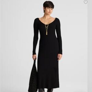 Madewell Black Long Sleeve Dress